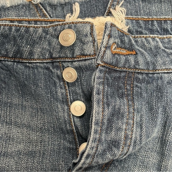 Altar'D  State Distressed Denim Jean Mini Skirt M - Picture 5 of 5